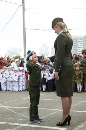 Парад дошкольных войск прошел в детском саду № 17